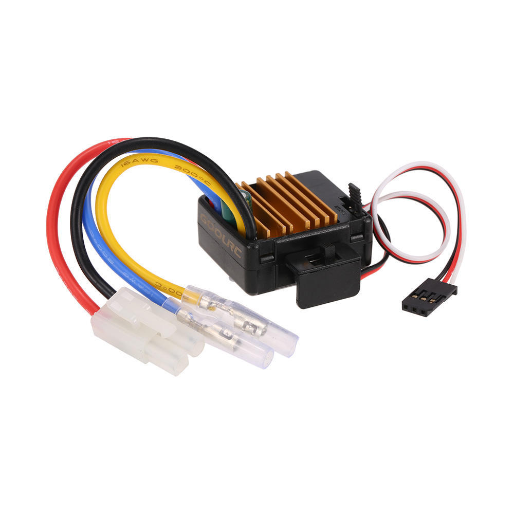 GoolRC 60A Brushed ESC Electric Speed Controller with 5V//2A BEC for 1//10 RC W0K6