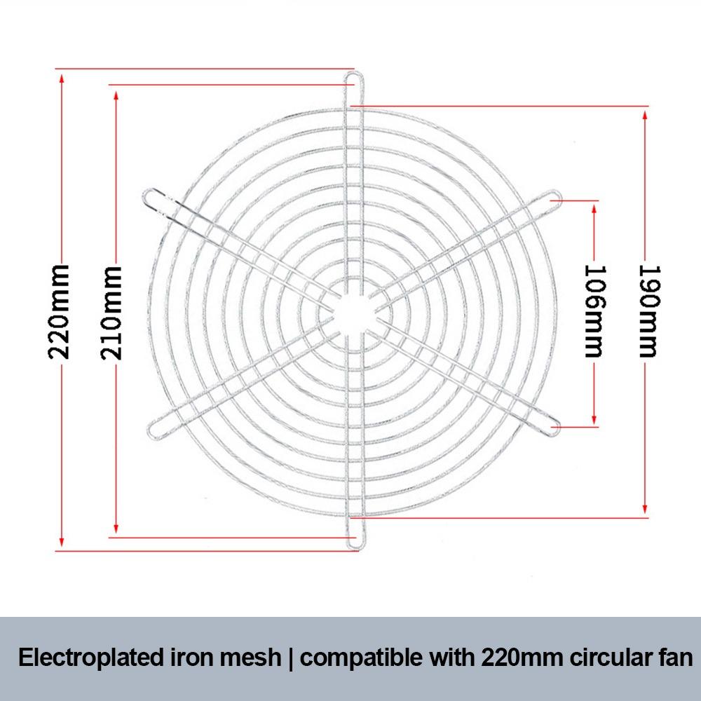 1Pcs Durable Metal Cooling Fan Grill Protective 40-220mm Fans Grid Mesh Cover for Computer Fan
