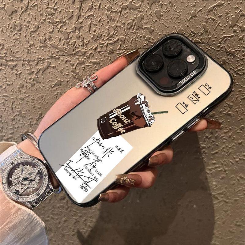 American Coffee Print Creative Hard Protective Phone Case For Apple Iphone