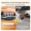 LED Digital Display 8-head Fascia Gun Multi-head Massager Deep Massager Red Light Irradiates Waist High-frequency Vibration