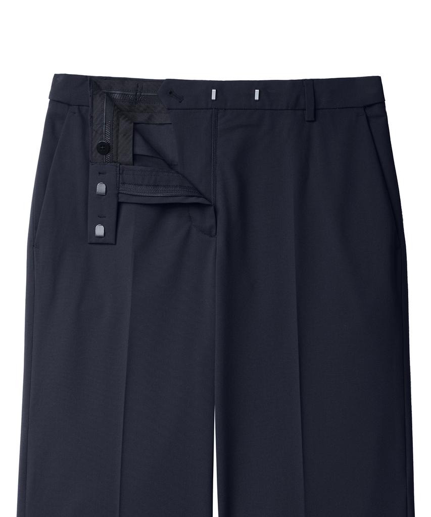 MUSINSA STANDARD WOMAN [Cooltandard] Women'S Straight Hidden Banding Slacks [Navy]