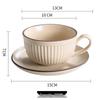 Ceramic Coffee Cup and Saucer Set