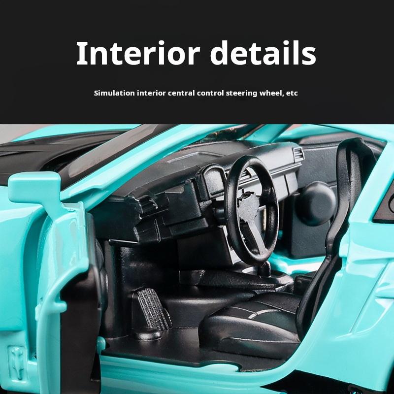 1:32 Scale GT3 RS Alloy Car Model w/ Retro Pull-Back Action, Racing Enthusiasts' Dream Toy, Perfect for Kids & Collectors