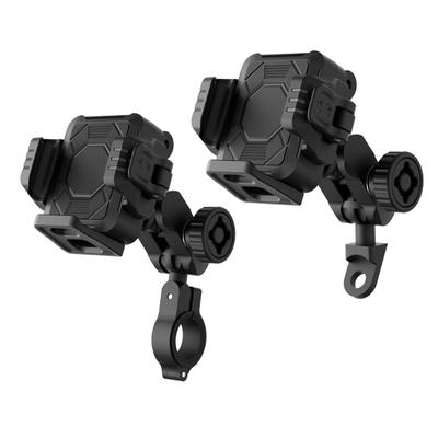 Motorcycle Phone Mount Holder Motorcycle Cellphone Mount, Bike Phone Handlebar Clamp with Anti Theft Lock
