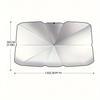 Retractable Summer Car Sunshade with UV Protection and Heat Insulation