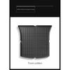 For Tesla Model Y Trunk Mat TPE Front And Rear Trunk Mats Car Interior Accessories Protective Pad ModelY 2024