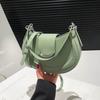 Textured bag women's large-capacity fashion niche women's shoulder messenger bag versatile underarm saddle bag