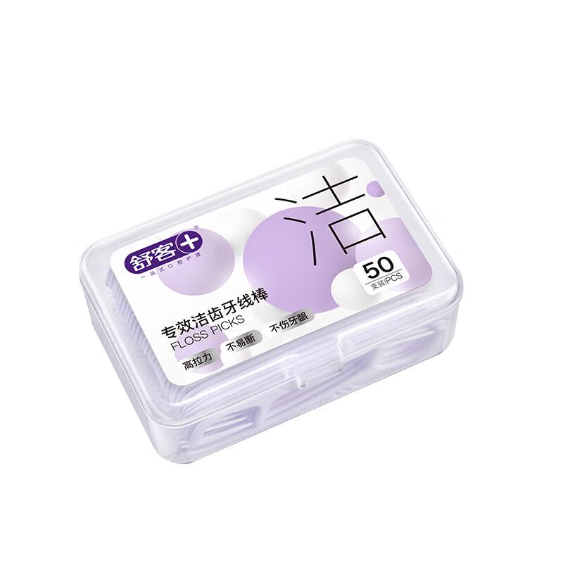 Shuke 50 Count Flat Dental Floss Sticks