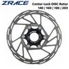 ZRACE Center Lock Brake Disc Rotor Strong Heat Dissipation Floating 140/160/180/203, for MTB / Road