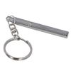 Stainless Steel Retractable Pocket Pen Simple Portable Metal Keychain Key Chain Gift