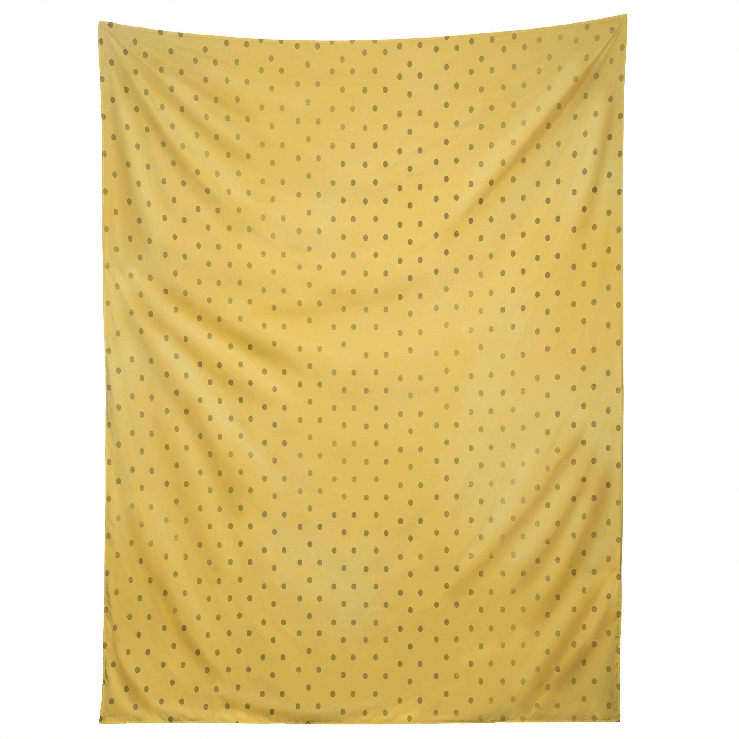 SUNNY YELLOW DOTS tapestry 75x100
