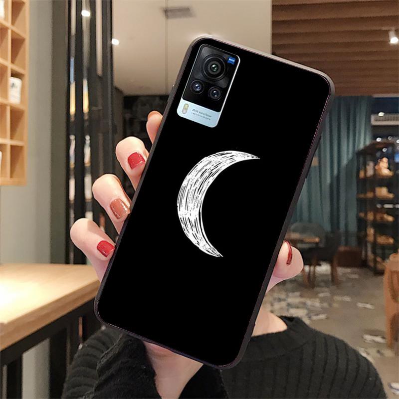 Moon Star Space Astronaut Phone Case for VIVO V21E V21 V23 V23E V2109 Y53S Y33S Y55 Y76 Y31 Y21 Y72 Y01 Y21S Y11S