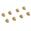 8Pcs 1 24 RC Hex Nut Brass Wear Resistant RC Wheel Lock Nut Replacement for Axial SCX24 5mm   0.2in