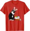 Cat Bunny Ears Easter Basket Graphic Shirts Casual Women Crewneck TShirt for Unisex Women Cute Cat Printed Tops Vintage Y2k Tee