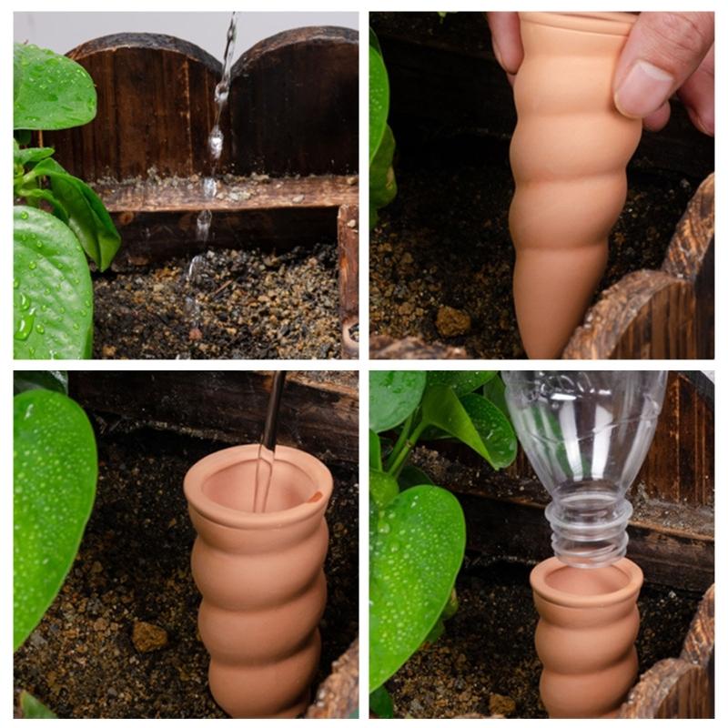 4Pcs Plant Water Dripper Plant Watering Bulb Watering Globe Plant Automatic Irrigation Device for Indoor Outdoor