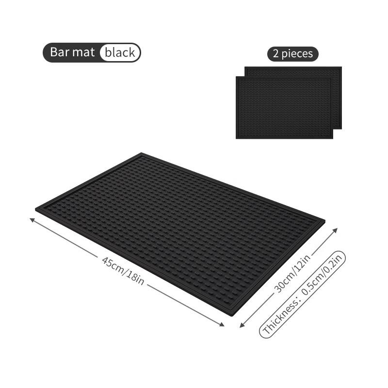 Modular Anti-Slip Draining Bar & Cup Mat
