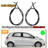 Для Toyota Yaris Hatchback 2006-2014 Автомобільний Дах Гумовий Водовідвідний Бічна Оздоблювальна Молдингова Ущільнювальна Смужка Чорна 2 ШТ