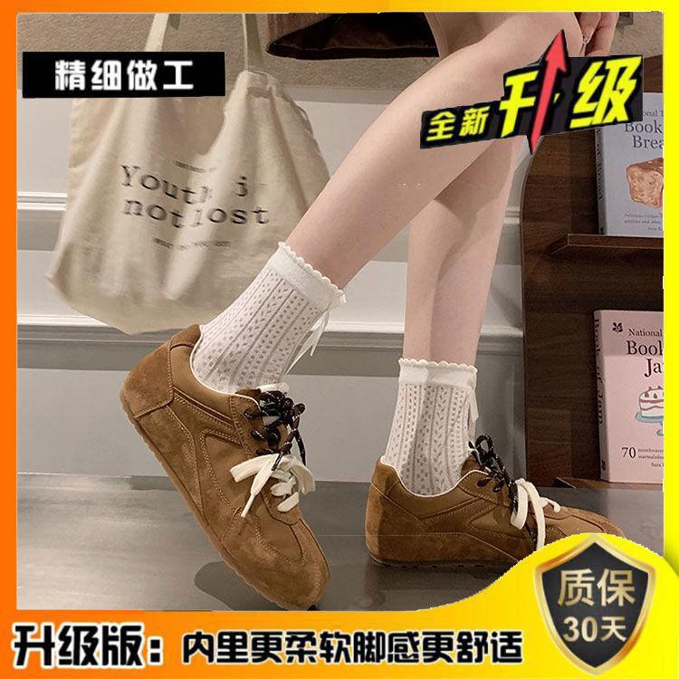 Retro flat-bottomed Dexun shoes, new casual shoes in autumn 2025, mesh breathable Forrest Gump shoes, versatile and popular women's shoes