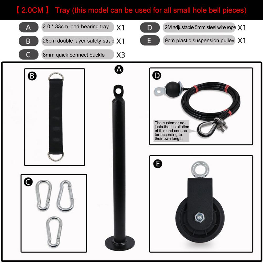 Exercise Rope Bar Chest Attachments with Pully Loading Pin Hanging Strap LAT Pull Down Attachment Fitness LAT Lift Pulley System