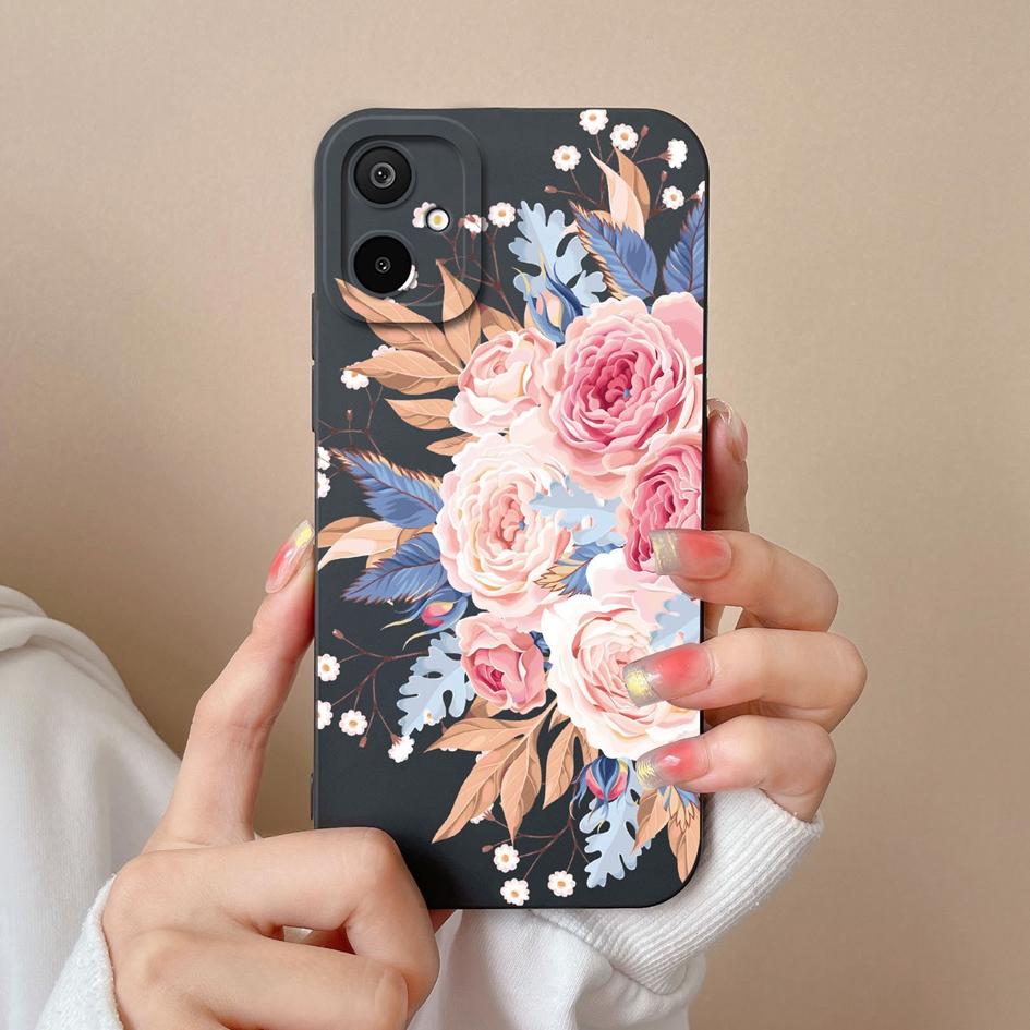 Casing For Samsung Galaxy M06 S25 Edge A06 F06 F16 M16 Beautiful Flowers Avocado High Quality Shockproof Silicone Protective Cases For Samsung Housing