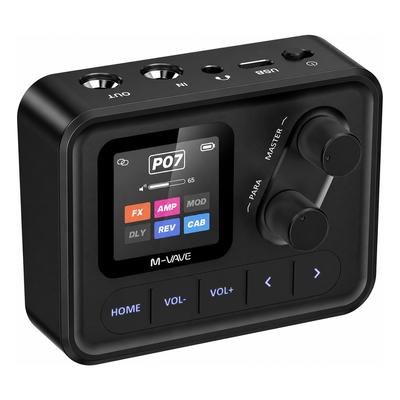 Pocket AMP Pedal for Guitar 20 Amp 20 CAB 80 6 Effect OTG Recording Multi-Effects & Bass Types, Types, Presets, Modules,