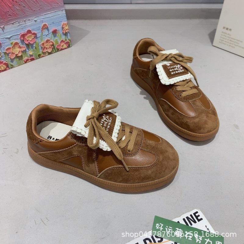 

Star autumn new breathable thick-soled German training shoes retro Forrest Gump shoes sports and leisure shoes board shoes 35