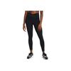 Under Armour UA Meridian Crossover Solid High-Waisted Slim Fit Leggings Women Leggings Black 1383604-001