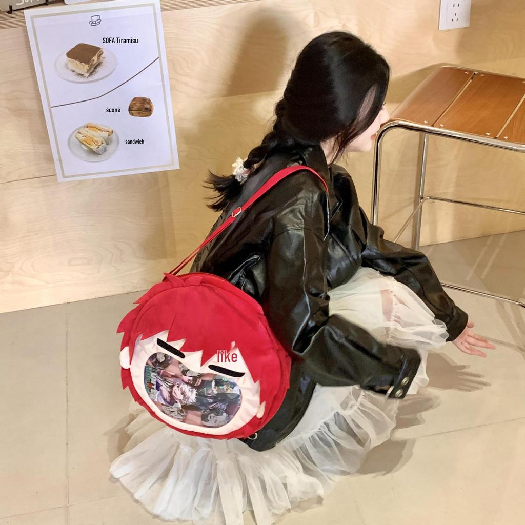 Large Capacity Anime Backpack - Naruto Gaara & Hatsune Miku Design. Perfect Birthday Gift for Anime Fans.