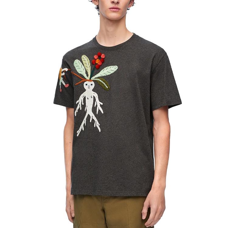 Loewe SS24 T Shirt Men's Dark Gray H526Y22XAK-8472