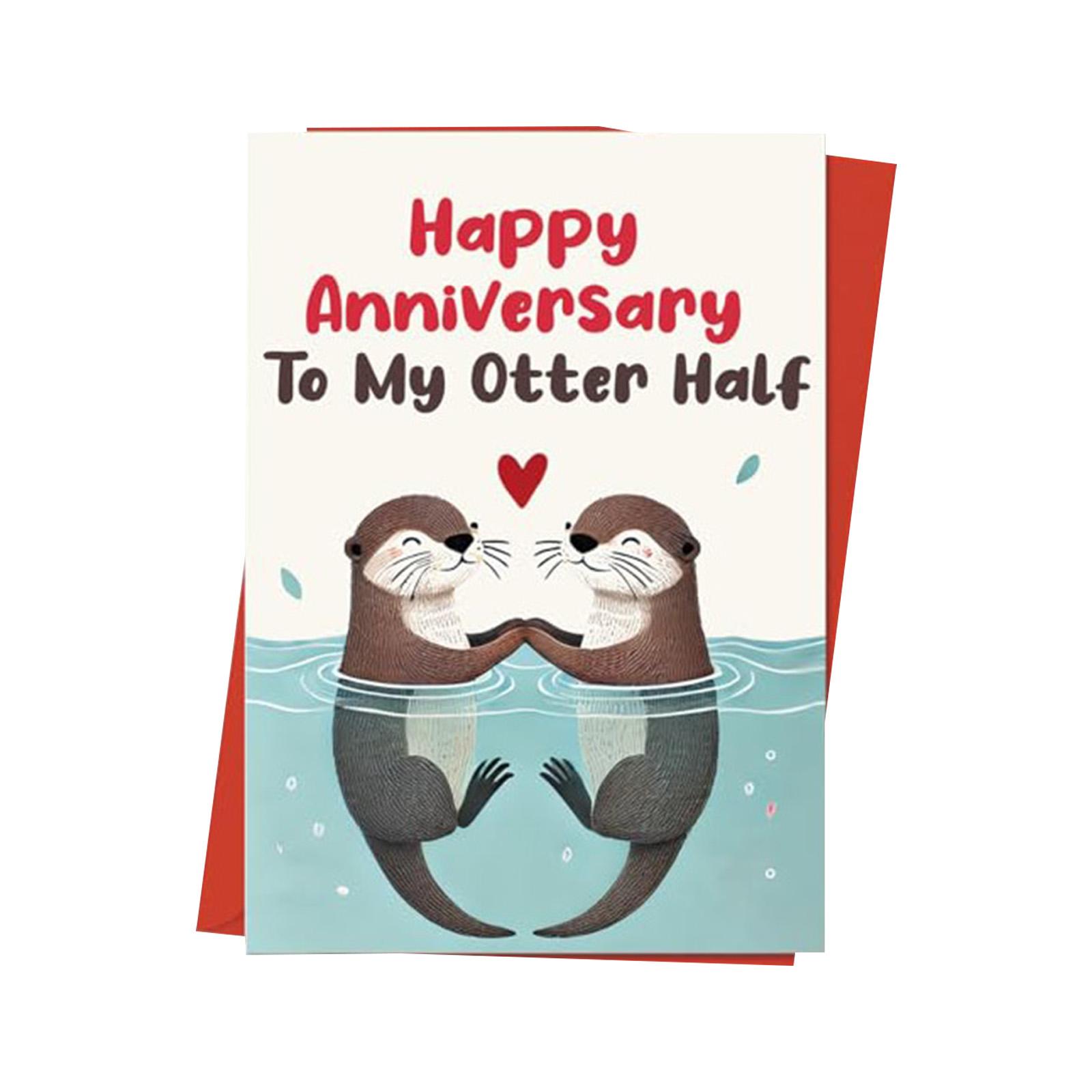 

Anniversary Cards And Gifts For Men And Women, Happy Wedding Anniversary Cards And Gifts For Wives Or Husbands One Size белый