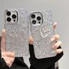 Bow Love Rhinestone Mobile Phone Case For Iphone17Promax Epoxy Apple 14 Sequin Glitter 13 Women