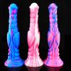 Female Eggless Horse Cock Liquid Silicone Animal Penis Thick and Long Color Simulation Fake Penis Anal Plug Sex Toys