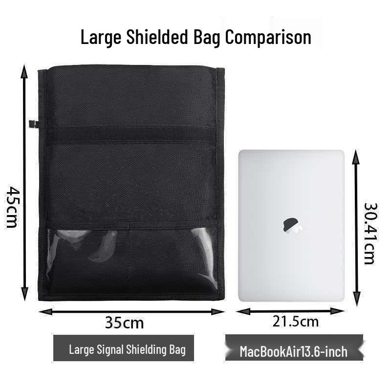 2024 Carbon Fiber Signal Shielding Anti-Theft Car Key Cover with RFID Protection