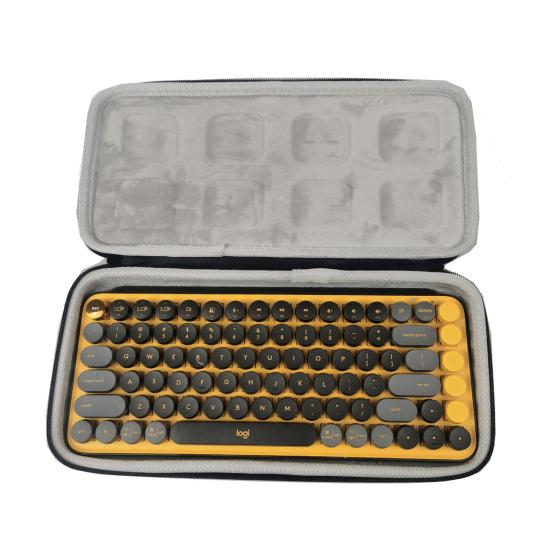 Oppbevaringsveske for tastatur for Logitech K380 Støtsikker Støvtett Vannavstøtende EVA-veske Trådløs