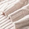 Women's Thickened Pure Wool Cable Knit Semi-High Neck Sweater