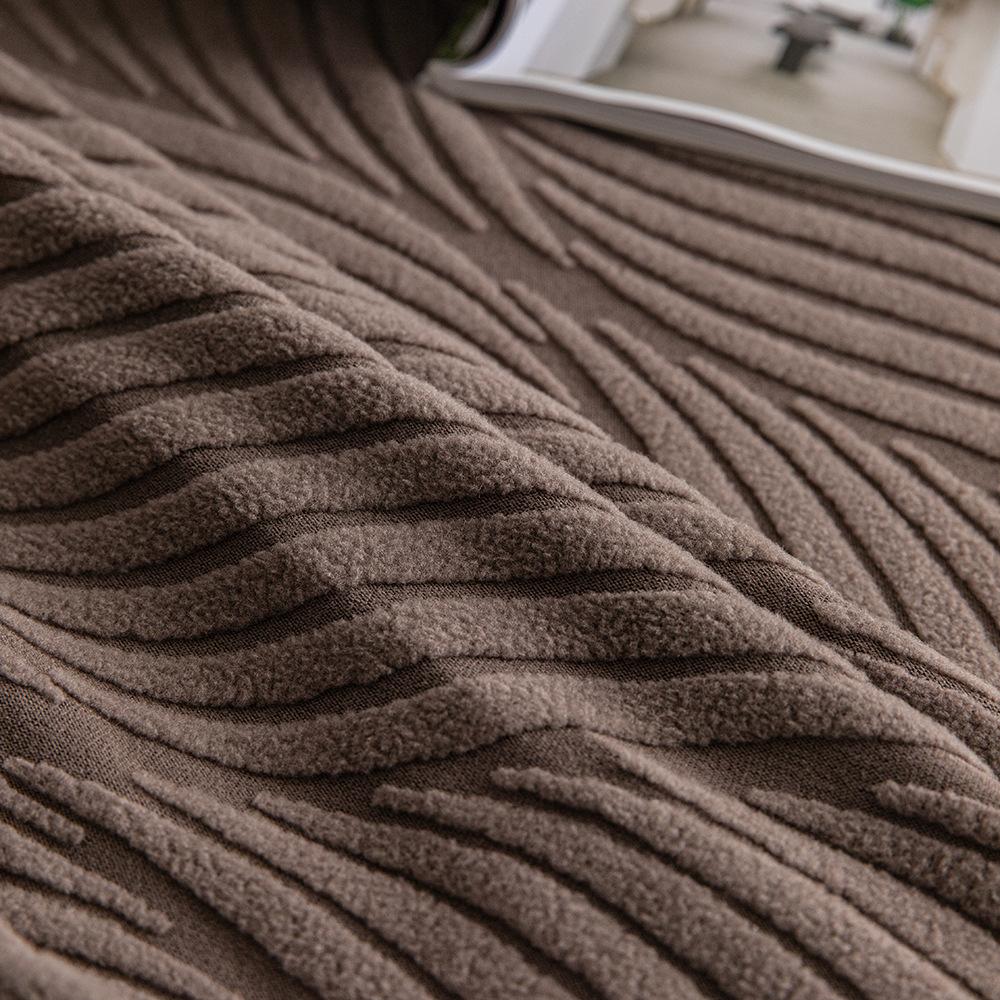Jacquard Elastic Sofa Covers Geometric ArmChair Knitted Sofa Couch Slipcovers Chair Protector for Living Room L Shaped