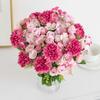 Artificial Flowers Rose chrysanthemum Silk Wedding Home Room Vase Valentine's Day Wreath garden party Diy gift Decora Hot sales