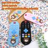 Painel de Controle Remoto Infantil Mordedores Silicone Simulação Anti-Alimentação Painel de Controle Remoto Mordedores Brinquedos Calmantes de Grau Alimentício