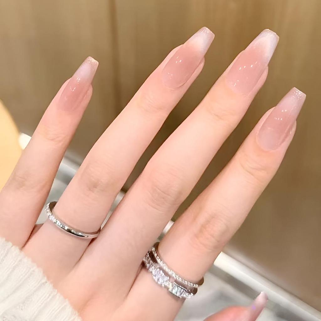 Handmade High-End Flash Diamond Nails: Boost Skin Glow with Pure Desire Style