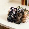 Husă de telefon Attack on T-Titan Pentru iPhone 17,16,15,14,13,12,11 Plus,Pro Max,XS,Capac Colorat Argintiu Negru