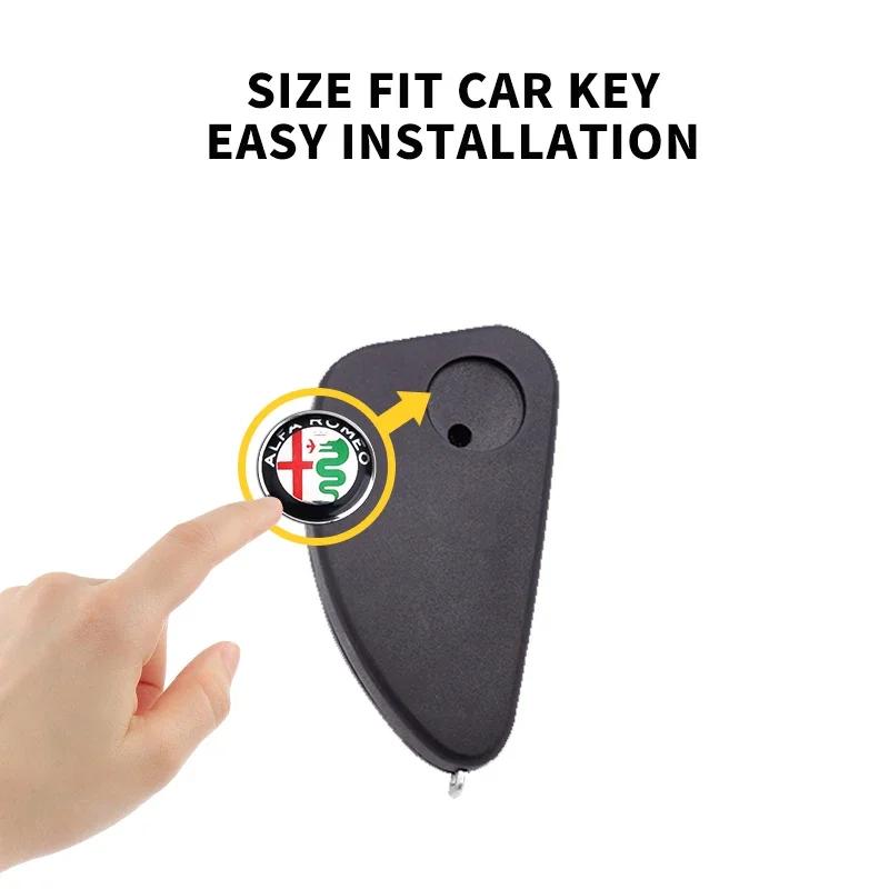 14mm Znak na klíč od auta Náhradní samolepka na klíč od auta Pro Alfa Romeo 147 159 156 Giulietta Giulia Mito Spider Autodoplňky