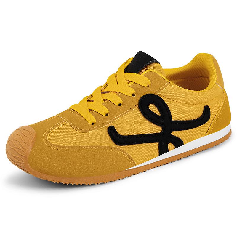 Dexun Shoes Women's 2025 New Autumn Thick-soled Sneakers Breathable Mesh Soft-soled Sports Shoes