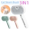3 In 1  Pet Brush for Cats Dogs Small Animals Cat Steam Brush with Release Button Cat Grooming Brush Rechargeable Cat Hair