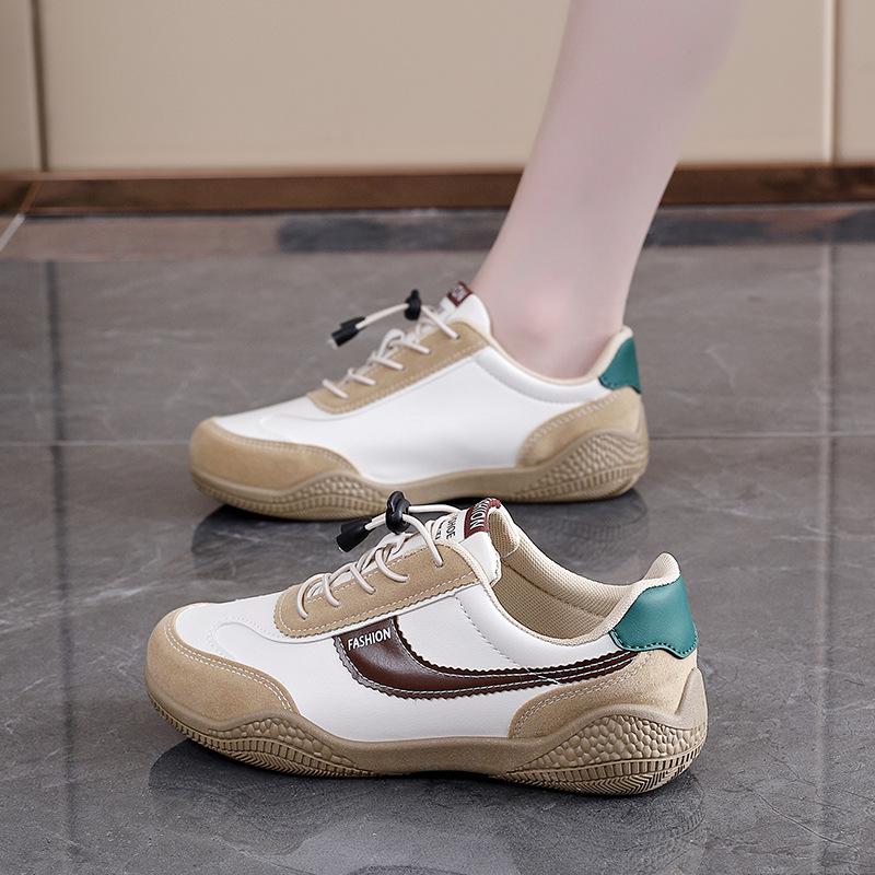 Waterproof little white shoes women's 2025 autumn new women's shoes wear-resistant shoes casual sports shoes versatile Forrest Gump board shoes B62