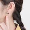 Minimalist Gold Double Hoop Mini Earrings For Women Daily Commute Versatile Small Exquisite Ear Studs Jewelry