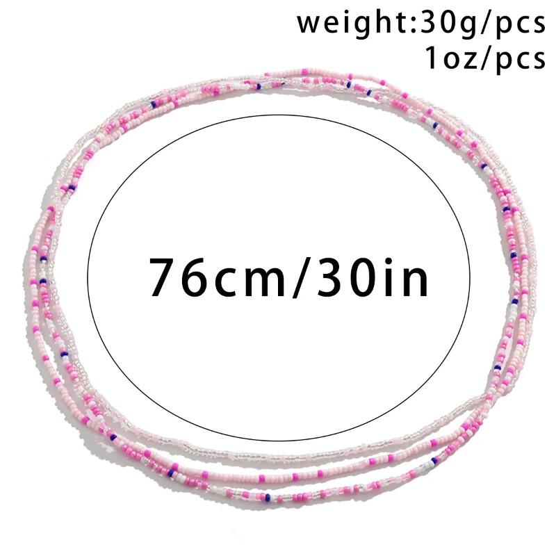 3ks Sexy Bohemia Pasový řetízek Retro Belly Beads Elastické Body Šperky Bohemia Bikini Summer Y2k Příslušenství Baya Africain Ventre