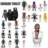 High-quality Pvc Material 2.5-4.5 Inch Toilet Man Vs Surveillance Man Action Figure Model Collectible