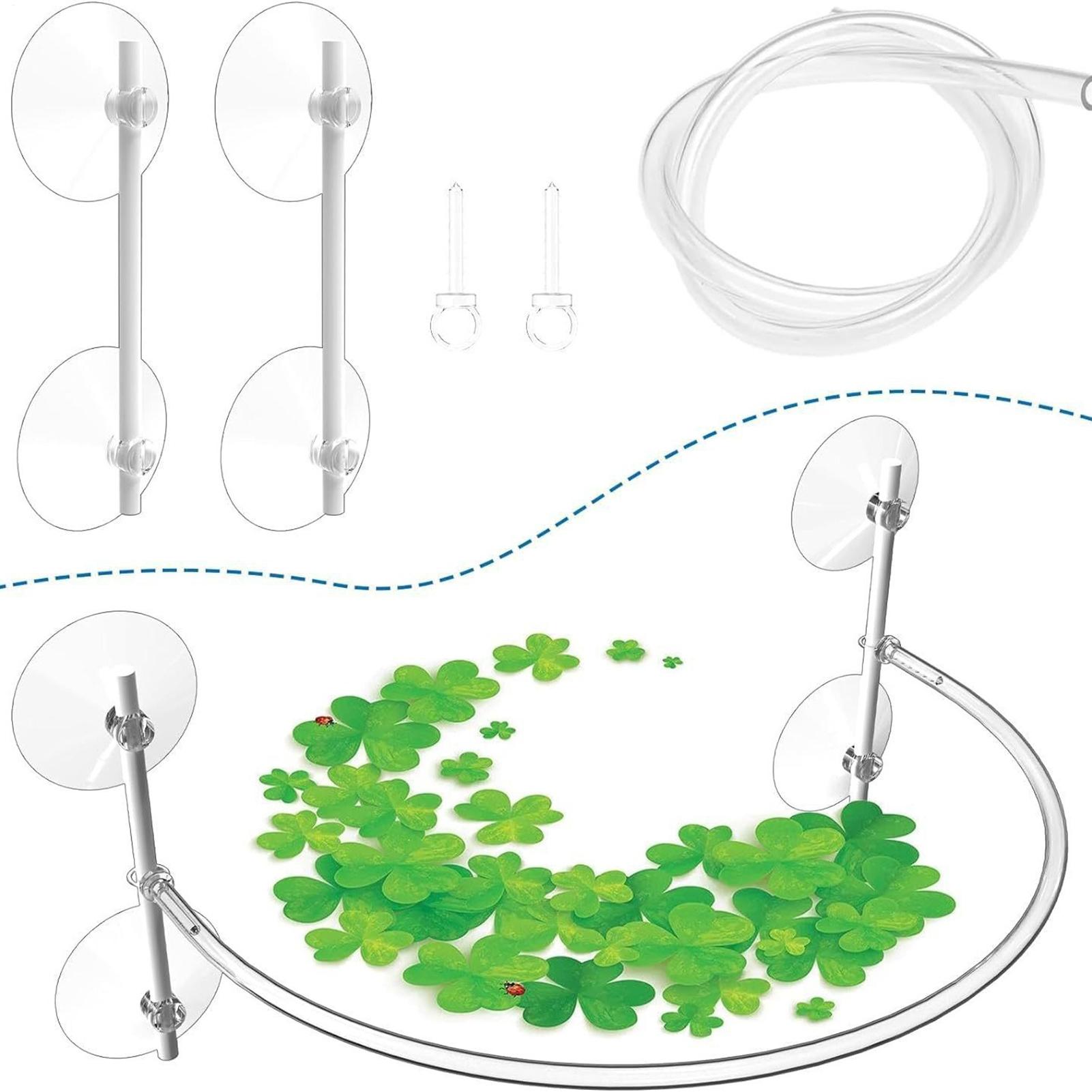 Fish Feeding Ring Multifunctional Floating Plant Barrier Fish Tank Separator Practical Aquatic Plant Fence Aquarium Accessories CN