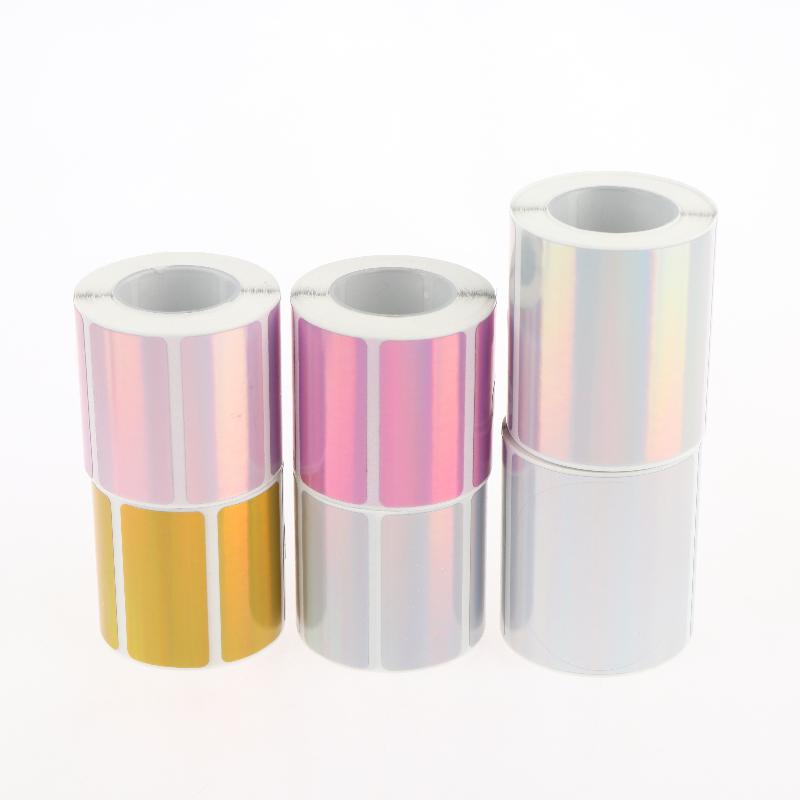 1 Roll Laser-Color Silver/Matte Silver Labels Thermal Transfer Printing Paper Round Square Sticker For M110 Printer For Phomemo