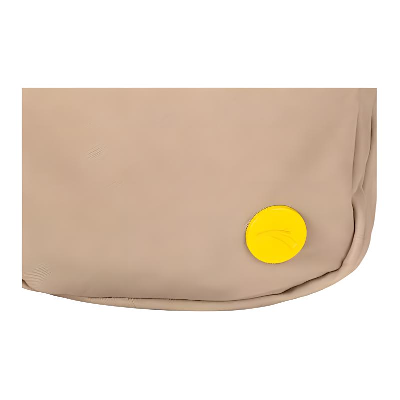 New Anta Life Collection Fabric Portable One Shoulder Crossbody Cell Phone Pouch Regular Unisex Khaki 192428109-2